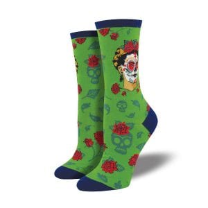 Socksmith Frida Kahlo - Dia De Los Frida - Gr. 39-42 (Green)