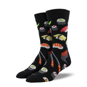 Socksmith - Sushi - Herren Socken schwarz Gr. 43 - 46