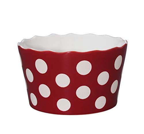 Krasilnikoff - Happy Bowl Snack Bowl Gr. M - Rot Punkte