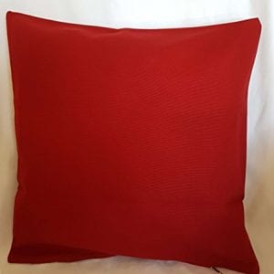 Sprügel - ANNA - Kissenhülle Uni - Bordeaux - 50cm x 50cm - 100% Baumwolle