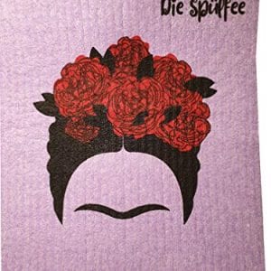 Alison Walton Die Spülfee - Swedish Dishcloth - Frida - 8 Farben - Öko - Spültuch, Spüllappen 17 x 20 cm (Lila)