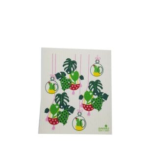 Anneko Design  - Swedish Dishcloth - Spülschwamm - Plants / Pflanzen