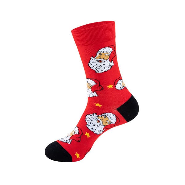 Musthaves – Christmas Socks / Weihnachts-Socken Unisex – Einheitsgröße Gr. 38 -45 - Father Christmas
