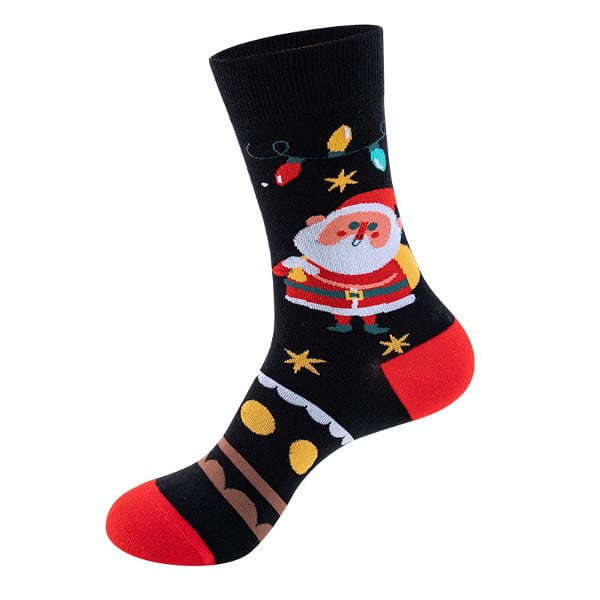 Musthaves – Christmas Socks / Weihnachts-Socken Unisex – Einheitsgröße Gr. 38 -45 - Santa
