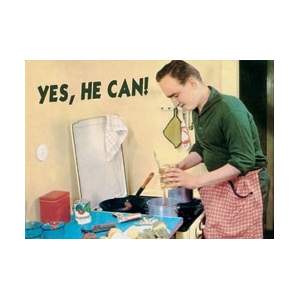 Postkarte - Yes, he can!