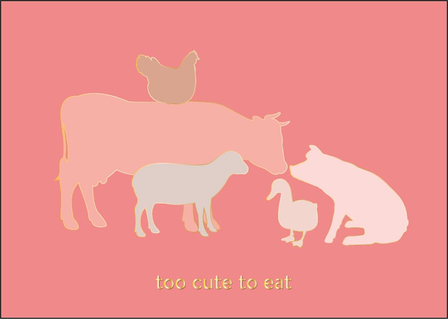 Postkarte - Toni Starck - Too good to eat