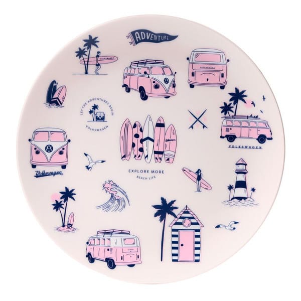 Puckator - Volkswagen VW T1 Bulli Explore Picknick REPT Picknicktellern / Plates – Bild 4