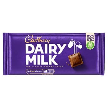 Cadbury Dairy Milk Fairtrade Chocolate, 110g