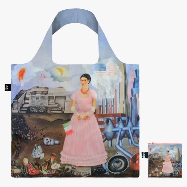 LOQI Bag  - Frida Kahlo - Self Portrait on the Borderline between Mexico and the United States