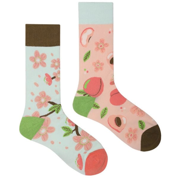 Musthaves – Socks / Socken Unisex – Einheitsgröße Gr. 38 -43 - Nectarine / Pfirsich, Nektarine