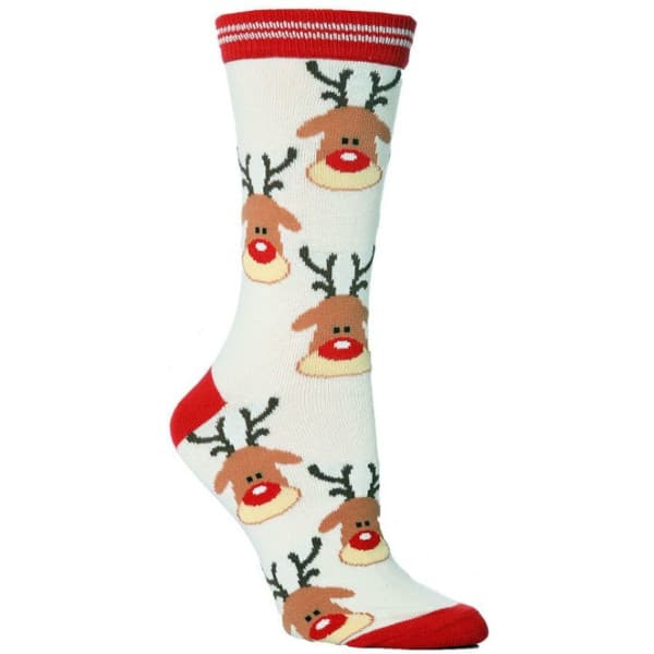 Musthaves – Christmas Socks / Weihnachts-Socken Unisex – Einheitsgröße Gr. 38 -45 - Deer