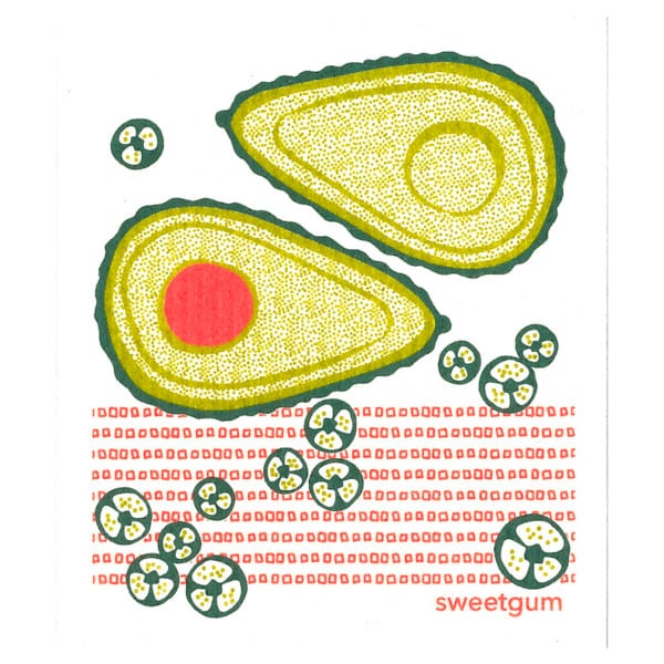 More Joy nachhaltiges Schwammtuch - Sweetgum - Avocado / Avokado