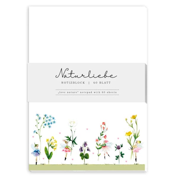 Grätz Verlag - Silke Leffler - Notizblock DIN A6 -  Schön, dass es Dich gibt