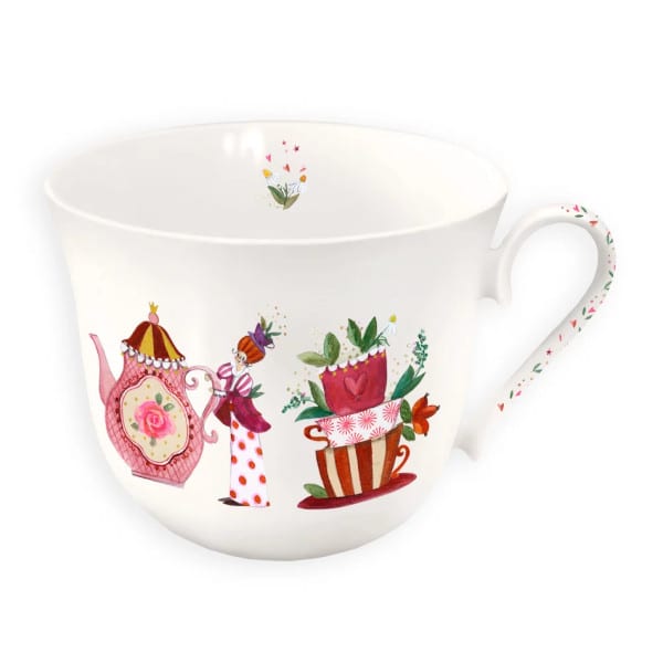 Grätz Verlag - Silke Leffler  - Porzellantasse / Teetasse - Tea Time