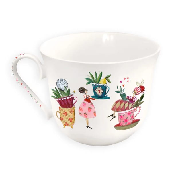Grätz Verlag - Silke Leffler  - Porzellantasse / Teetasse - Tea Time – Bild 2