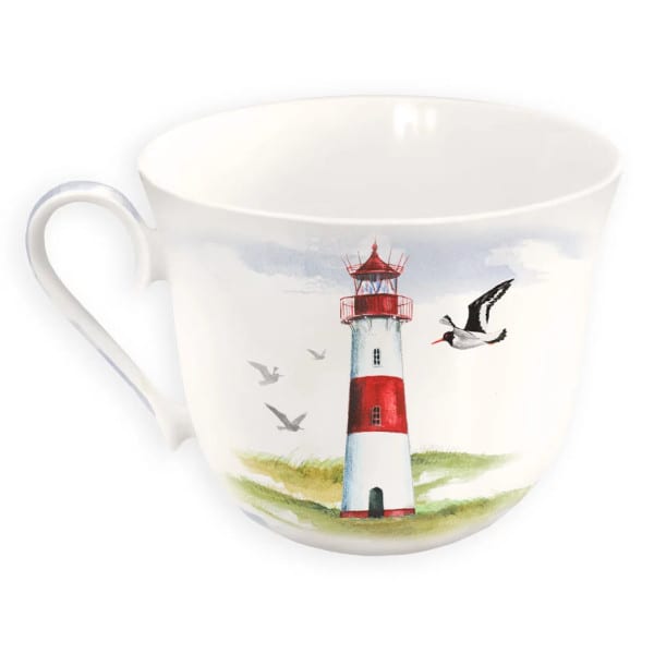 Grätz Verlag - Daniela Drescher  - Porzellantasse / Teetasse - Leuchtturm / Lighthouse – Bild 2