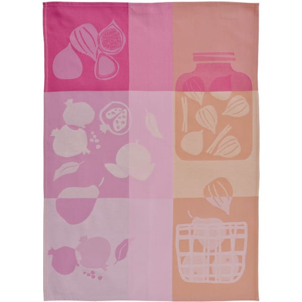 Sander Geschirrtuch  - Amalfi - Farbe: 14, Pink - Obst
