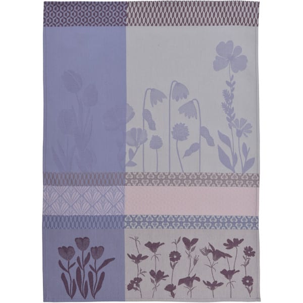 Sander Geschirrtuch  - Madeira - Farbe: 35, Lilac - Frühlingsblumen