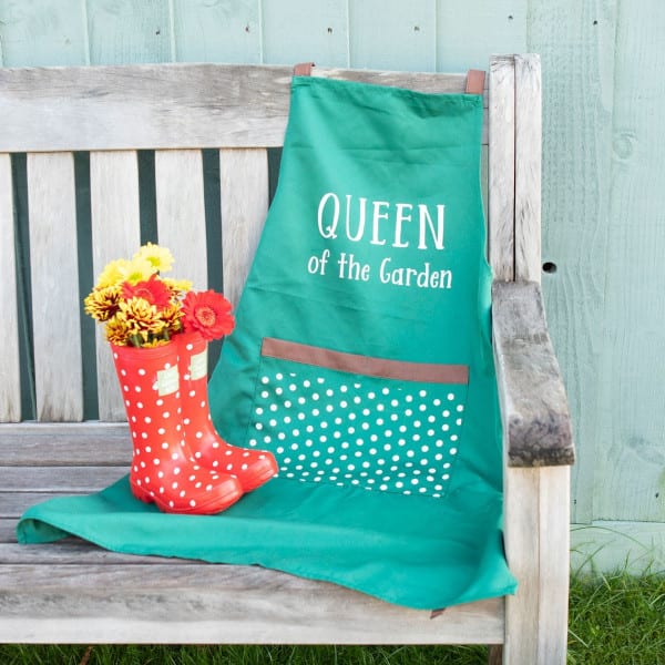 Something Different - Wellies / Gummistiefel Pflanzgefäß - Rote Gummistiefel weiß gepunktet – Bild 3